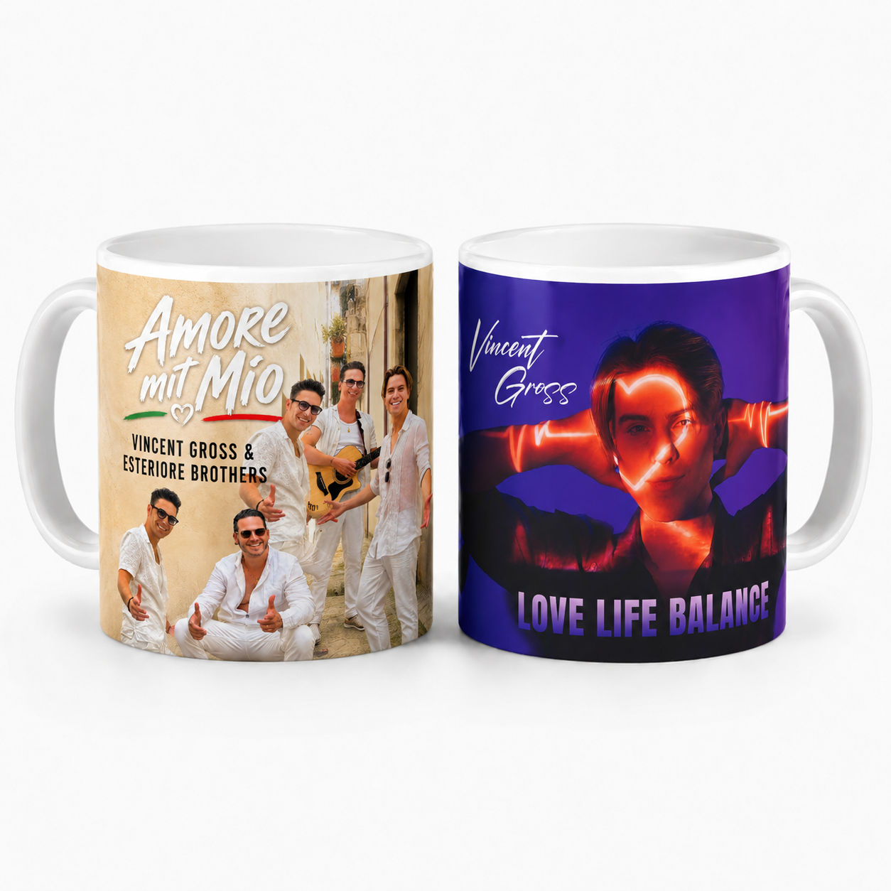 Vincent Gross Tassen-Set – Amore mit Mio & Love Life Balance – 2er-Set