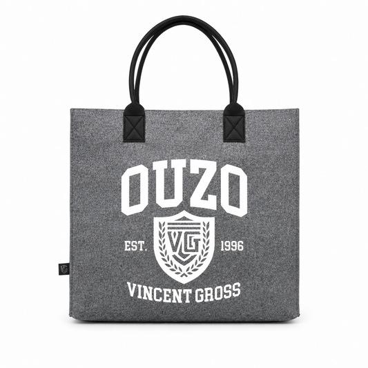 VINCENT GROSS SHOPPER-BAG (OUZO & ZEIG DER WELT WER DU BIST)