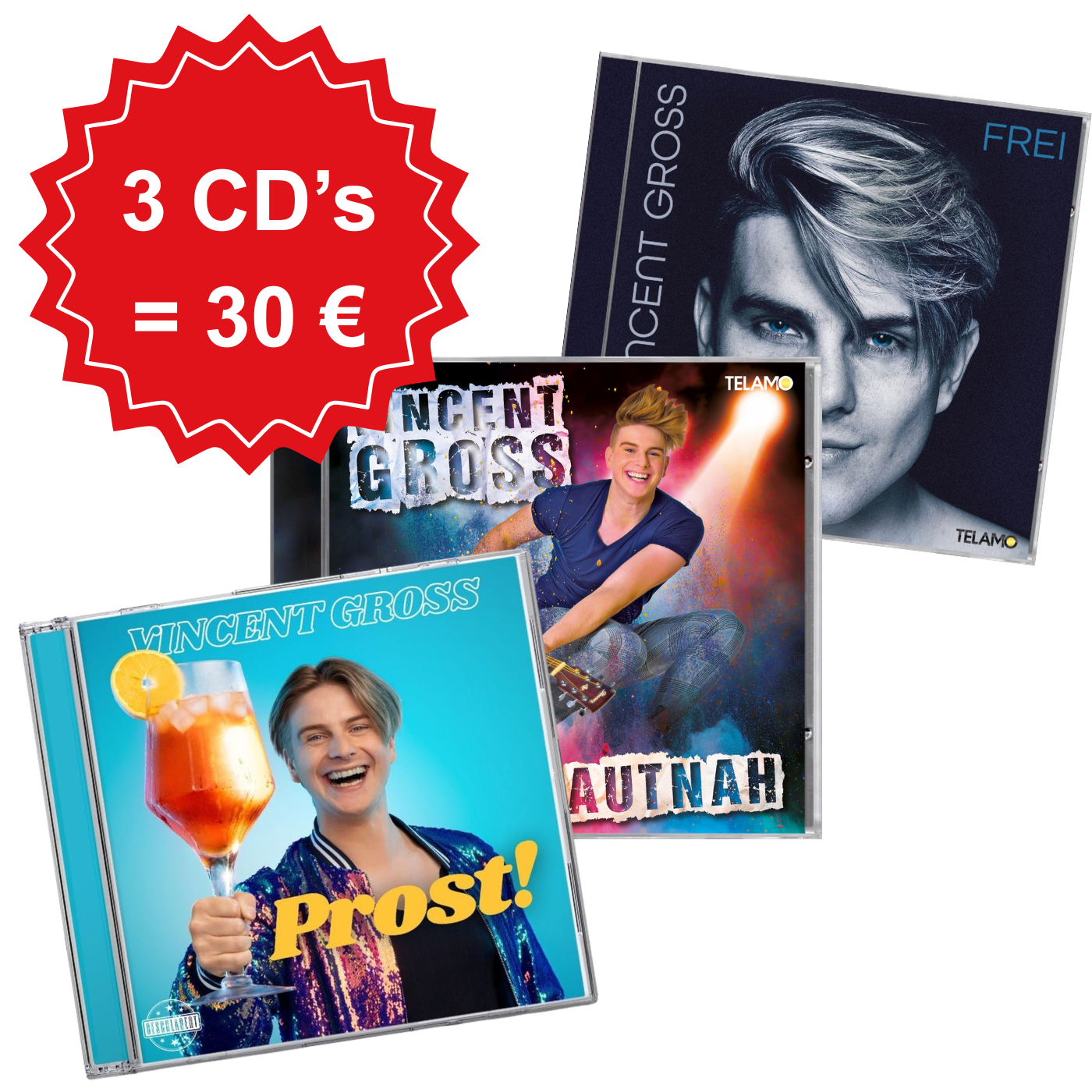 3 CD’s für 30 € – Das GROSSE Album-Bundle