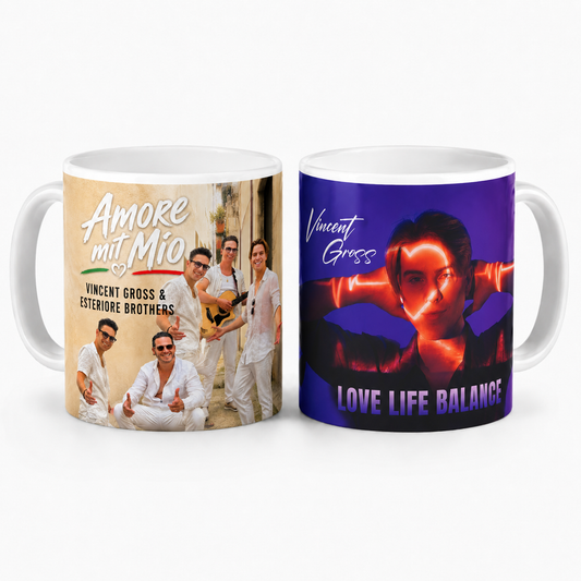 Vincent Gross Tassen-Set – Amore mit Mio & Love Life Balance – 2er-Set