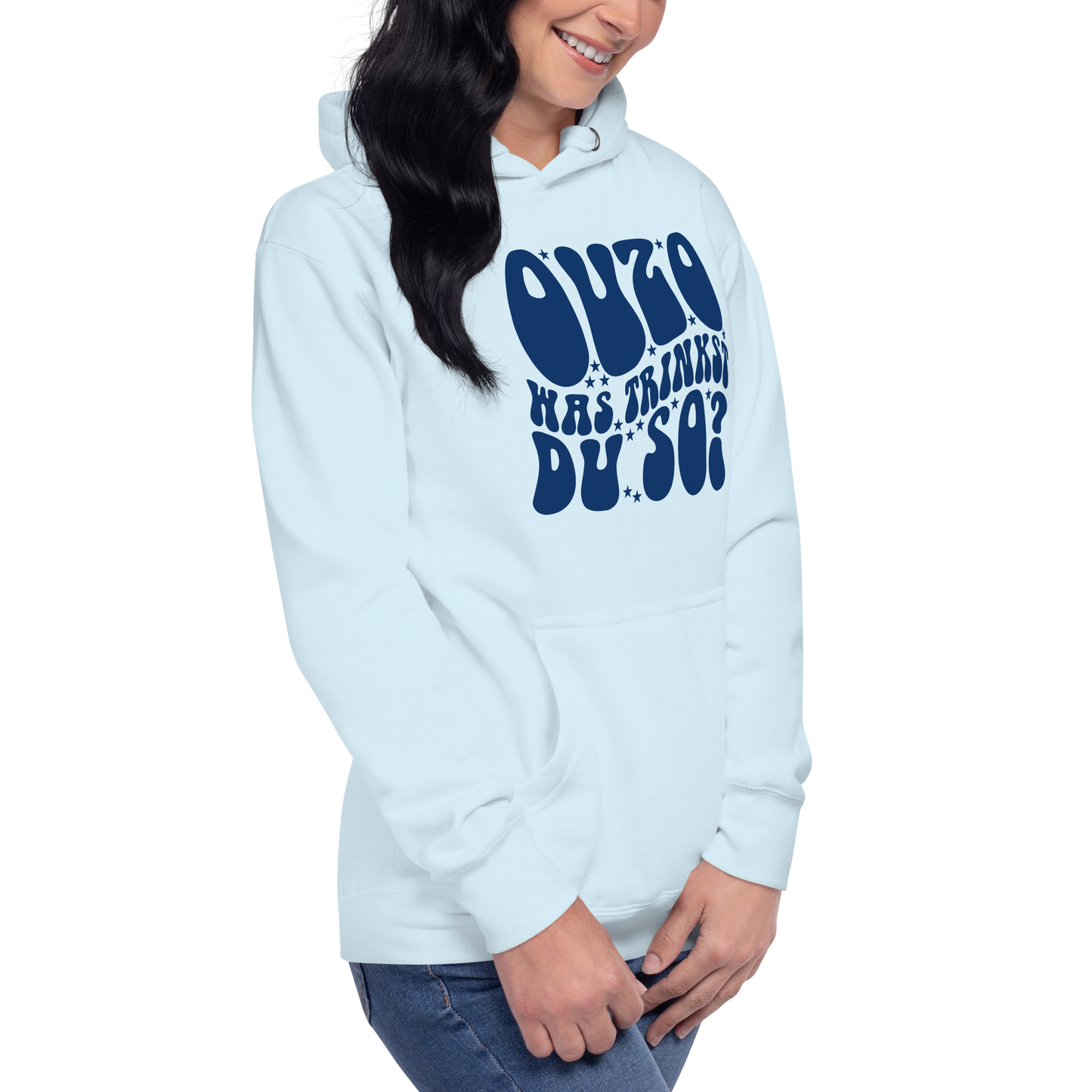 HOODIE OUZO (HELLBLAU)